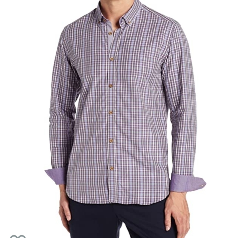 Ted Baker Men's Flanrun Button Down Shirt